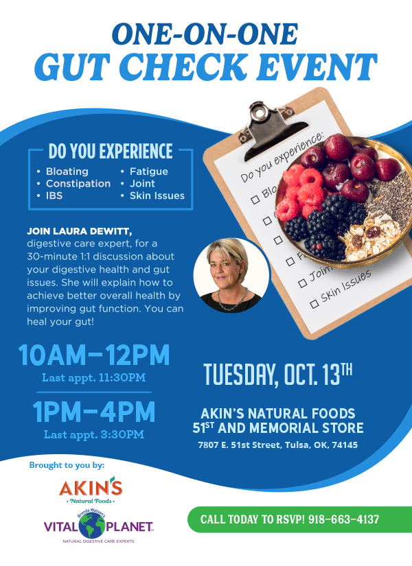Gut Check with Vital Planet Oct 13